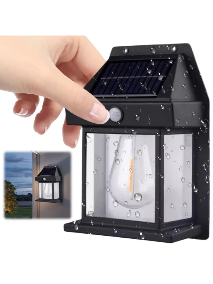 Lampă solară LED cu senzor de mișcare - Изображение 3