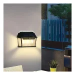 Lampă solară LED cu senzor de mișcare 3 lămpi - imagine 2