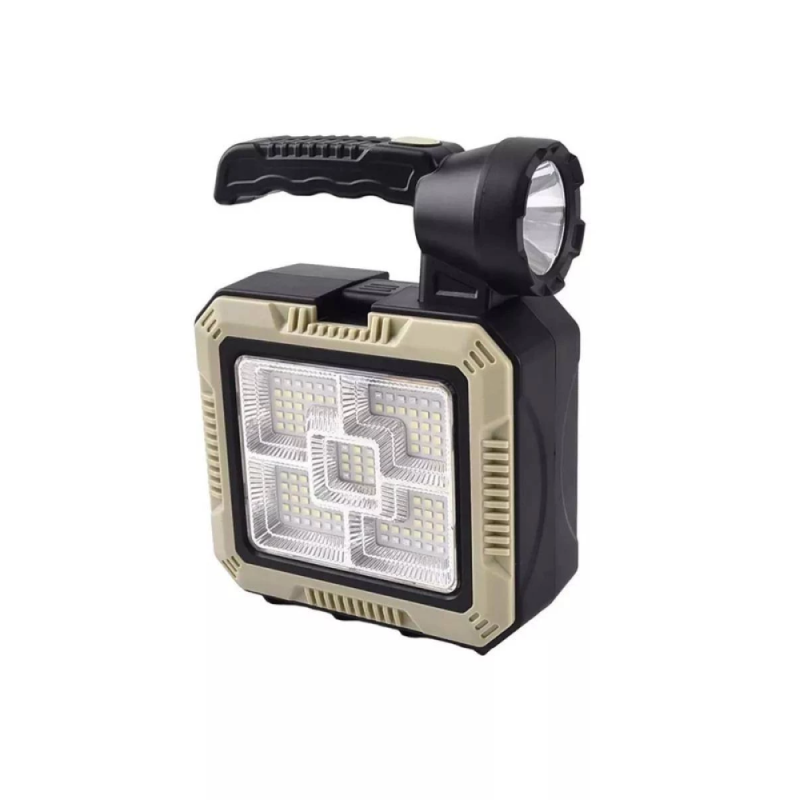 Lanternă manuală universală cu panou solar și mini-set de unelte