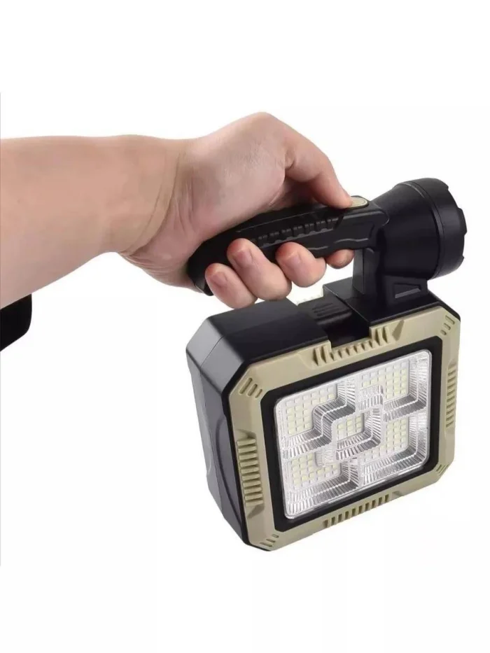 Lanternă manuală universală cu panou solar și mini-set de unelte - imagine 4