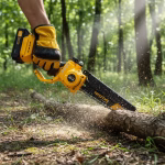 Mini-ferăstrău cu lanț portabil 21V - imagine 4