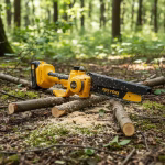 Mini-ferăstrău cu lanț portabil 21V - imagine 2